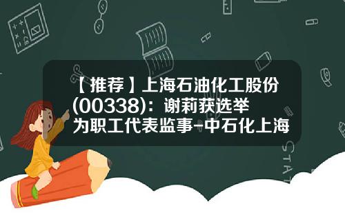 【推荐】上海石油化工股份(00338)：谢莉获选举为职工代表监事-中石化上海石油分公司怎么样