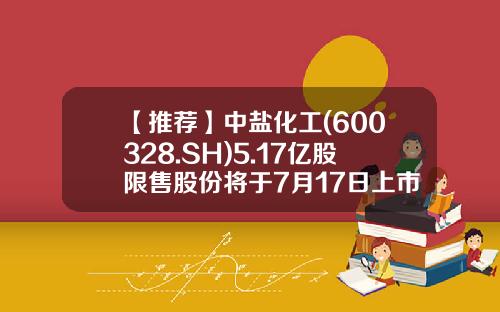 【推荐】中盐化工(600328.SH)5.17亿股限售股份将于7月17日上市流通-中盐股份上市公司