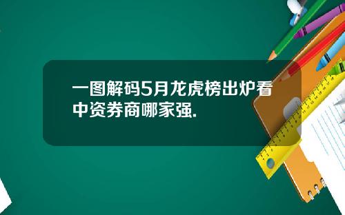 一图解码5月龙虎榜出炉看中资券商哪家强.