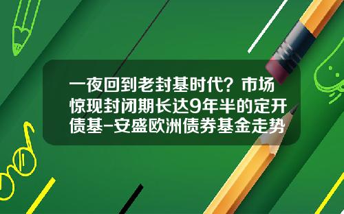 一夜回到老封基时代？市场惊现封闭期长达9年半的定开债基-安盛欧洲债券基金走势