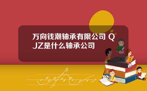 万向钱潮轴承有限公司 QJZ是什么轴承公司