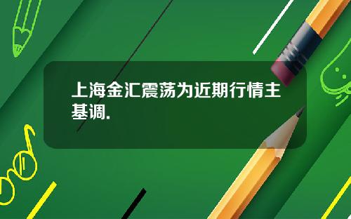 上海金汇震荡为近期行情主基调.