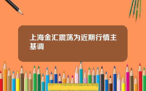 上海金汇震荡为近期行情主基调