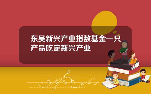 东吴新兴产业指数基金一只产品吃定新兴产业