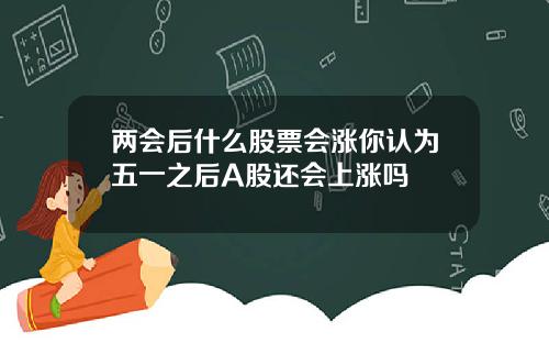 两会后什么股票会涨你认为五一之后A股还会上涨吗