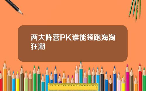 两大阵营PK谁能领跑海淘狂潮