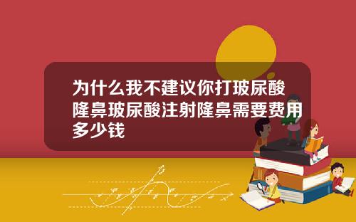 为什么我不建议你打玻尿酸隆鼻玻尿酸注射隆鼻需要费用多少钱