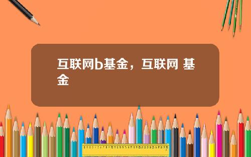 互联网b基金，互联网 基金