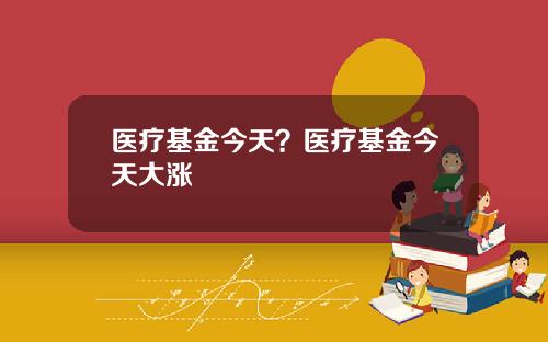 医疗基金今天？医疗基金今天大涨