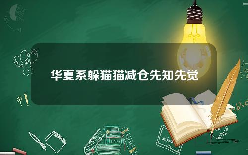 华夏系躲猫猫减仓先知先觉