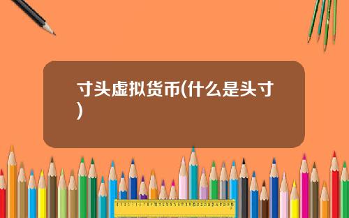 寸头虚拟货币(什么是头寸)