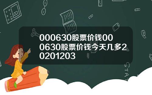 000630股票价钱000630股票价钱今天几多20201203
