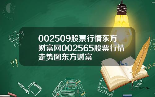 002509股票行情东方财富网002565股票行情走势图东方财富
