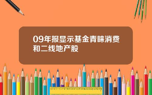 09年报显示基金青睐消费和二线地产股