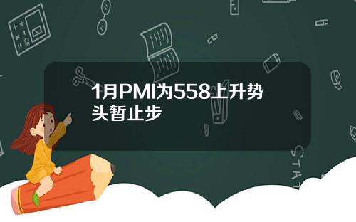 1月PMI为558上升势头暂止步