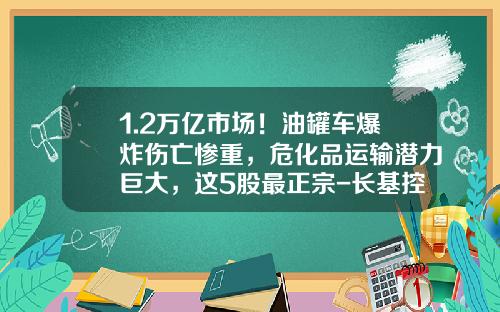 1.2万亿市场！油罐车爆炸伤亡惨重，危化品运输潜力巨大，这5股最正宗-长基控股有限公司【新闻】