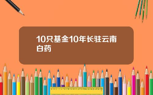 10只基金10年长驻云南白药