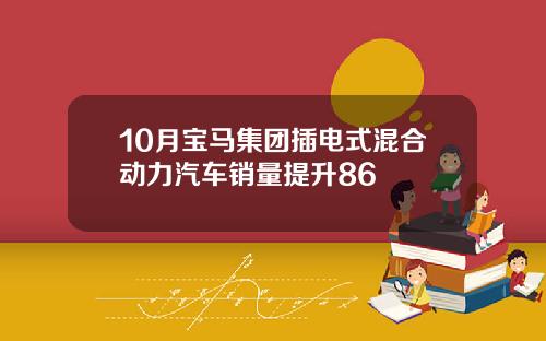 10月宝马集团插电式混合动力汽车销量提升86