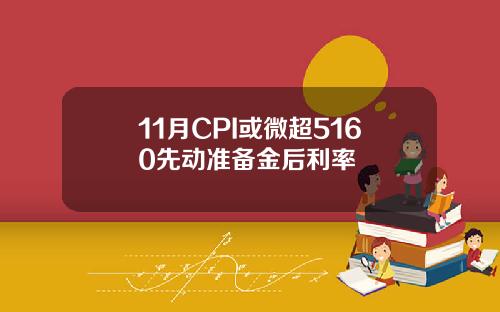 11月CPI或微超5160先动准备金后利率