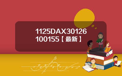 1125DAX30126100155【最新】