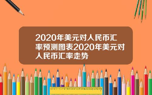 2020年美元对人民币汇率预测图表2020年美元对人民币汇率走势