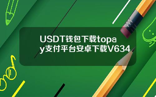 USDT钱包下载topay支付平台安卓下载V634