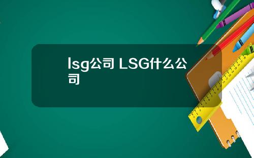 lsg公司 LSG什么公司
