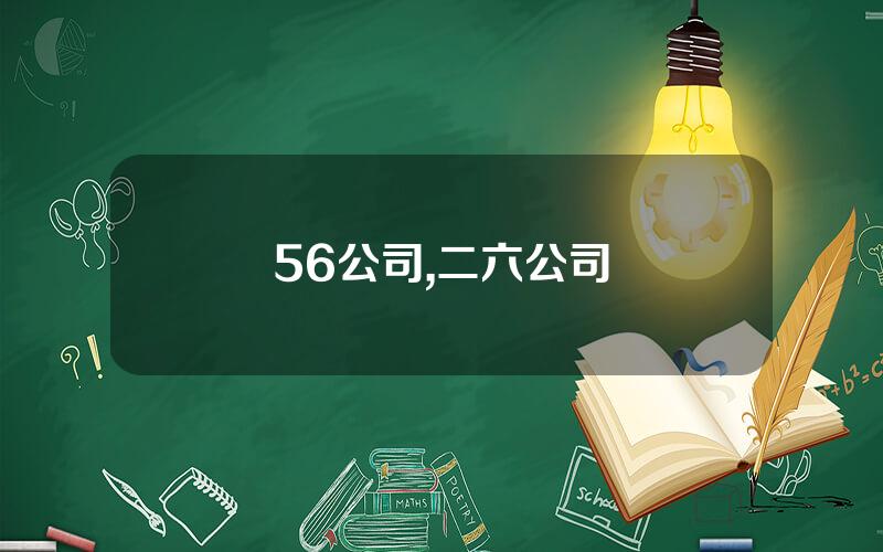 56公司,二六公司