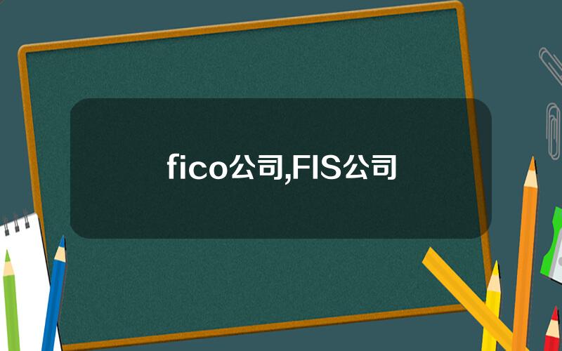 fico公司,FIS公司