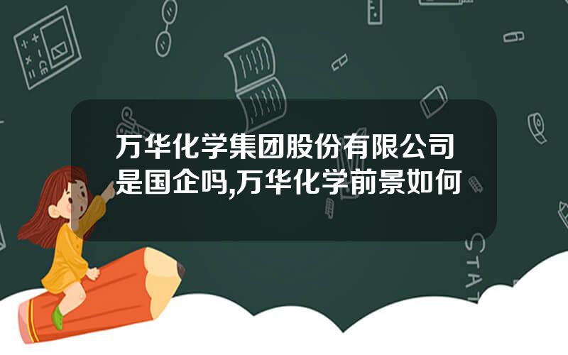 万华化学集团股份有限公司是国企吗,万华化学前景如何