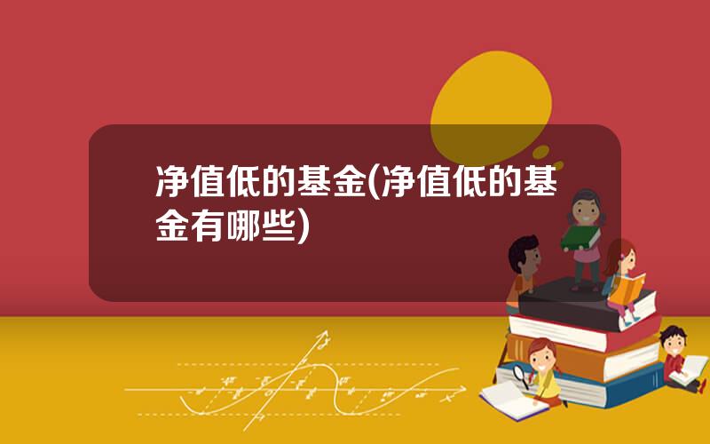 净值低的基金(净值低的基金有哪些)
