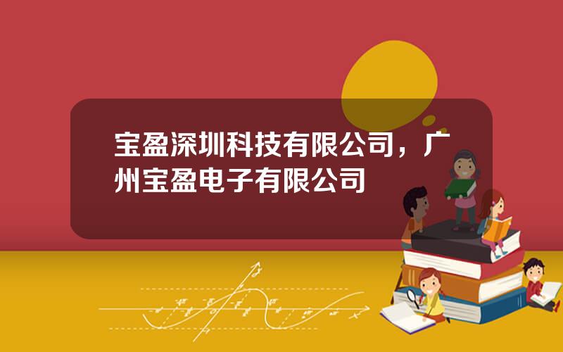 宝盈深圳科技有限公司，广州宝盈电子有限公司